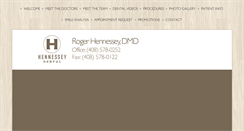 Desktop Screenshot of hennesseydental.com